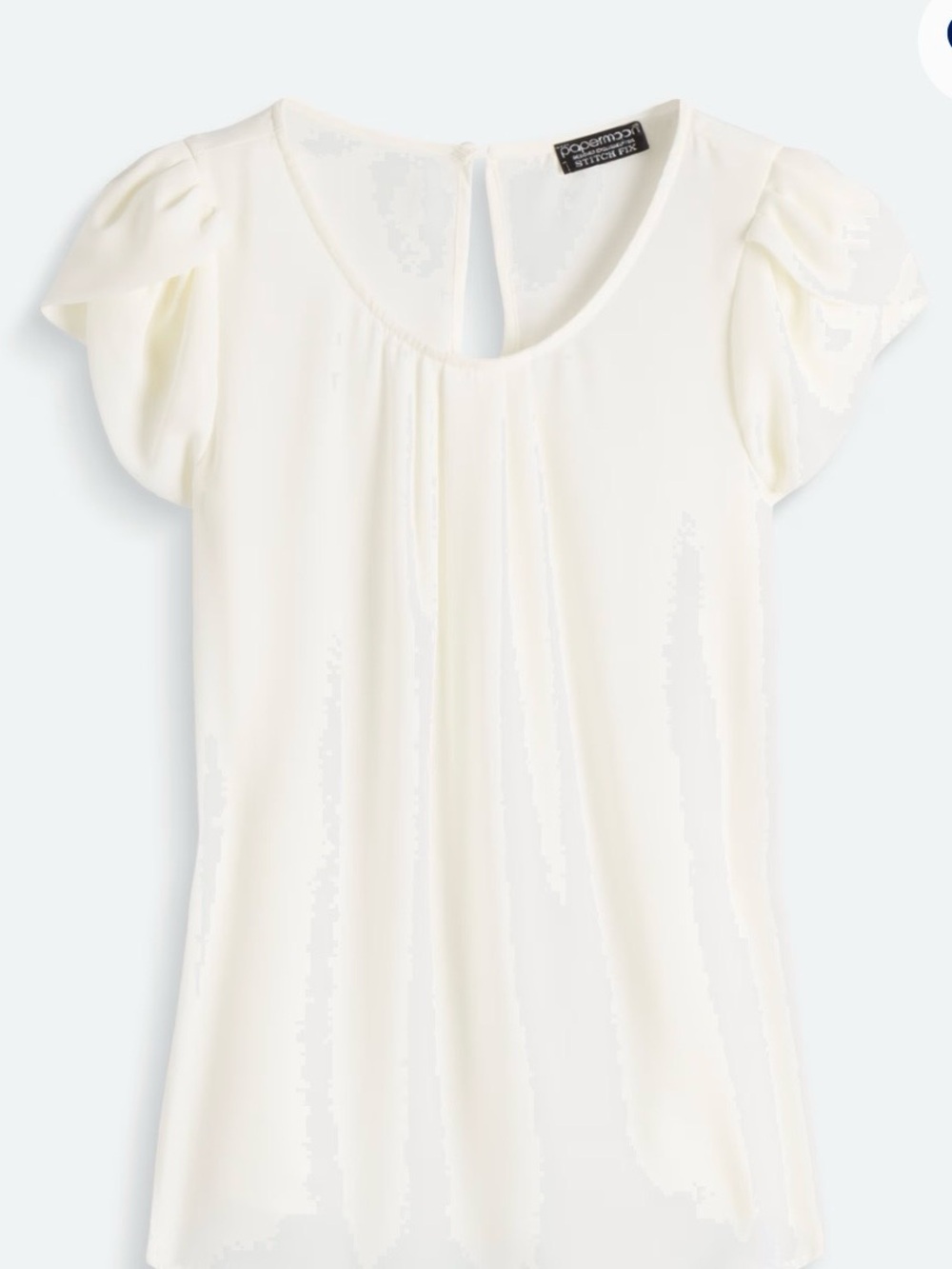 Papermoon's Bastille Tulip Sleeve Blouse